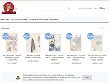 Tablet Screenshot of comicgarden.dk